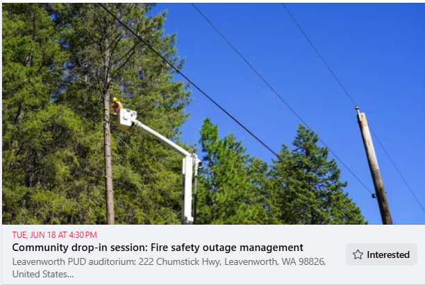 You are currently viewing Chelan County PUD                          Fire Safety Outage Management